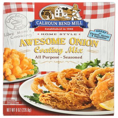 Calhoun Bend Awesome Onion Coating Mix, 8 Ounces (Pack Of 6)