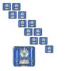DaneKo Blue Cheese Crumbles, 6 oz, 12 Pack view 1