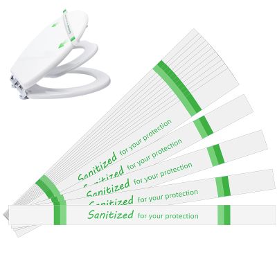 Germiwipe Printed Toilet Seat Band,toilet seat strips,Paper,(Case of 500),16.5 Inch Long x 1.375 Inch Wide