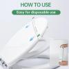 Germiwipe Printed Toilet Seat Band,toilet seat strips,Paper,(Case of 500),16.5 Inch Long x 1.375 Inch Wide view 2