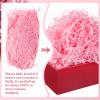 Tigeen 50 Pack Crinkle Cut Paper Shred Filler 2.2 LB Crinkle Shredded Filler Raffia Confetti Paper Shreds Basket Grass for Gift Wrapping DIY Craft Box Packing and Filling, 50 Colors view 3
