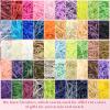 Tigeen 50 Pack Crinkle Cut Paper Shred Filler 2.2 LB Crinkle Shredded Filler Raffia Confetti Paper Shreds Basket Grass for Gift Wrapping DIY Craft Box Packing and Filling, 50 Colors view 4