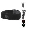 5V Electric Head, Heating 3 Gears A283 Black Electric Wrap Carbon Fiber Heating Temperature Adjustment Belt Black view 1