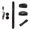 5V Electric Head, Heating 3 Gears A283 Black Electric Wrap Carbon Fiber Heating Temperature Adjustment Belt Black view 3