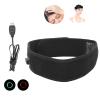 5V Electric Head, Heating 3 Gears A283 Black Electric Wrap Carbon Fiber Heating Temperature Adjustment Belt Black view 4