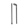 Treasure Gurus Silver Grenade Style Handle Metal Cane 2pc Steel Shaft Walking Hiking Stick Men Women U.S. Military Gift view 3
