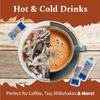 58Peaks Caramel Flavored Syrup Sweetener Packets for Hot and Cold Drinks | To-Go Syrup Flavoring Perfect for Coffee, Tea, Milkshake and More | Flavored Coffee Syrups for Travel | 15mL | 50-Pack view 4