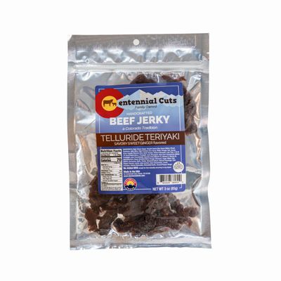 Centennial Cuts Beef Jerky, 3 oz Variety of Flavors (Telluride Teriyaki)