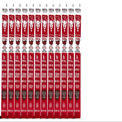 Hunter's Reserve - Exotic Meat Trail Sticks - Adventure You Can Taste - Wild Game Jerky Sticks (BISON CHIPTOLE, 12 CT)