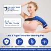 1 Pack Shoulder Heating Pad for Rotator Cuff - Heated Shoulder Wrap Brace for Mom Women and Men Pain Relief - 90Mins Auto-Off Heating Pad for Frozen Shoulder view 4