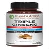Pure Nutrition Triple Ginseng 650mg | 120 Caps | Complex for Men and Women | Highly Effective Combination of Red, American and Siberian Ginseng. Non GMO view 1