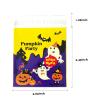400 Pieces Halloween Candy Bag Cellophane Treat Bags, Trick or Treat Pattern Goodie Candy Favor Bags Self Adhesive for Halloween Trick or Treat Goodie Party Favor Pride Day Birthday Party Supplies view 2