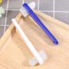 Beaupretty Small Double Heads Denture Toothbrush Portable Denture Cleaning Brush Ergonomic Design for Gentle Gum Care Travel Use view 2