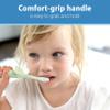 Dr. Browns Infant-to-Toddler Training Toothbrush Set, Mint Elephant with Fluoride-Free Strawberry Baby Toothpaste, 0-3 years view 4
