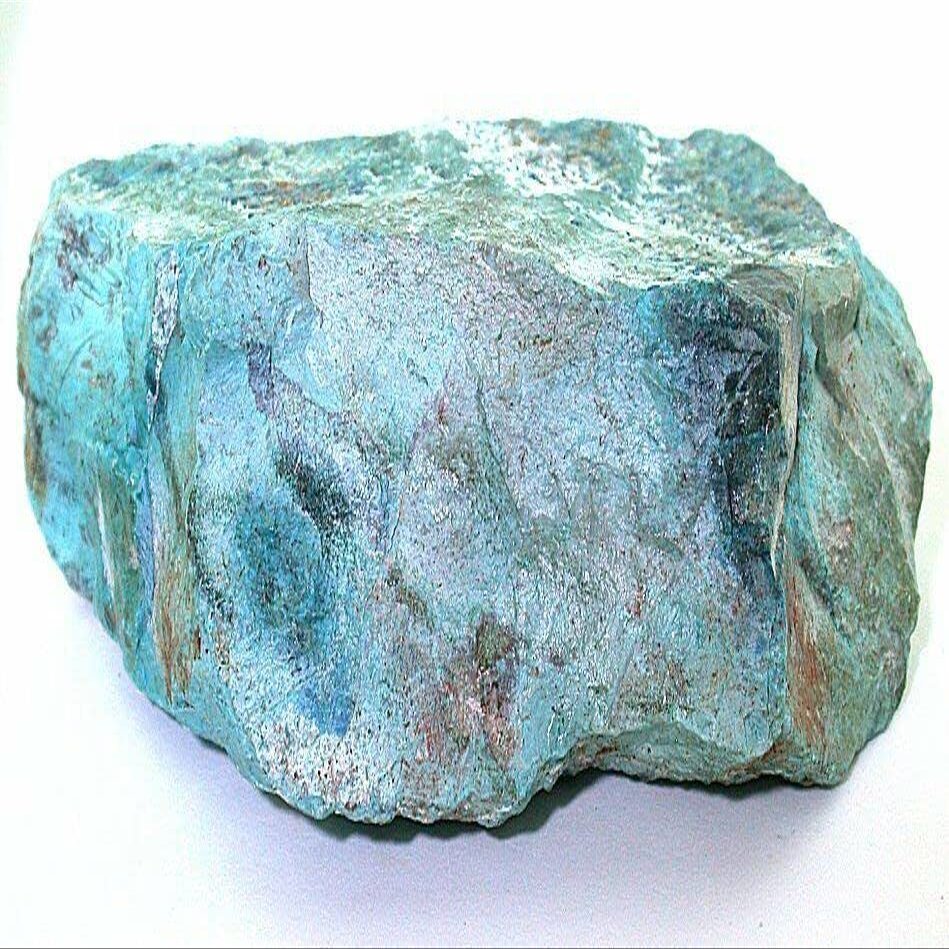 1 Lb 14 Oz 870 Gram Turquoise in Quartz Globe Arizona Old Stock Cabochon Rough