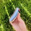 Metal Lighter Case Compatible BIC Lighter Standard Cover Holder Pouches Fits BIC Standard Size J6 One Piece in Shiny Silver view 2