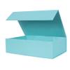 Aimyoo Blue Collapsible Gift Box with Magnetic Closure Lids 10.5x7x3 in, Medium Bridesmaid Groomsman Proposal Boxes, Rectangle Present Box for Graduation Birthday Storage (1 Pack) view 1