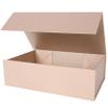 Aimyoo Gold Collapsible Gift Box with Magnetic Closure Lids 13.8x9x4.3 in, Large Bridesmaid Groomsman Proposal Boxes, Rectangle Present Box for Graduation Birthday Storage 1 Pack view 1