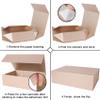 Aimyoo Gold Collapsible Gift Box with Magnetic Closure Lids 13.8x9x4.3 in, Large Bridesmaid Groomsman Proposal Boxes, Rectangle Present Box for Graduation Birthday Storage 1 Pack view 3
