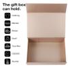 Aimyoo Gold Collapsible Gift Box with Magnetic Closure Lids 10.5x7x3 in, Medium Bridesmaid Groomsman Proposal Boxes, Rectangle Present Box for Graduation Birthday Storage (1 Pack) view 4