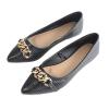 Hbeylia Ballet Flats For Women Ladies Fashion Casual Leather Ultra Soft Lightweight Comfort Pointed Toe Low Heels Slip On Flats Walking Loafers Dress Oxfords Sneakers Shoes view 1