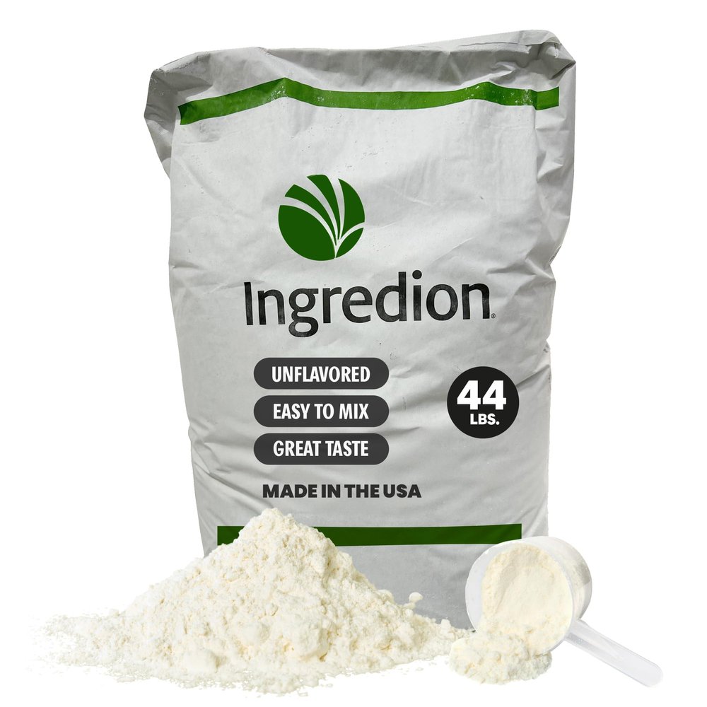 Pea Protein Powder 44 lb Plant-Based Protein Isolate Powder for Beverages, Snacks, Shakes Clean, Unflavored Taste Diet-Friendly and Easy to Digest Resealable Pouch