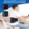 3.0 Support Brace for Men and Peitie Women Lower Back Pain Relief,Small Back Brace for Herniated Disc,Sciatica,Scoliosis,Waist Pain,Thin Breathable Lumbar Support Belt(Black,S/M Fit Belly 23.5"-29.5") view 2