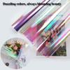 1 Roll 50ft Iridescent Cellophane Roll, iridescent wrapping paper, Holographic Cellophane Wrap Roll, cellophane wrap for Gift Baskets Flower Crafts Candy Gifts Wrapping Paper, 50' Long x 17" Wide view 4
