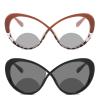 2pcs Fashion Bifocal Reading Glasses Outdoor Photochromic 2pcs Bifocal Sunglasses Transition Reader for Women (2pcs-black&brown leopard, 2.75, multiplier_x) view 1