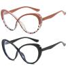 2pcs Fashion Bifocal Reading Glasses Outdoor Photochromic 2pcs Bifocal Sunglasses Transition Reader for Women (2pcs-black&brown leopard, 2.75, multiplier_x) view 3