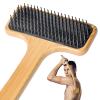Bamboo Back Scratcher for Men, 22'' Long Handle Wooden Back Scratcher For Women, Soft Wide Head Backscratchers for Comfortable Body Itching Relief and Massage, Ideal Gifts for the Seniors, Pregnant view 1