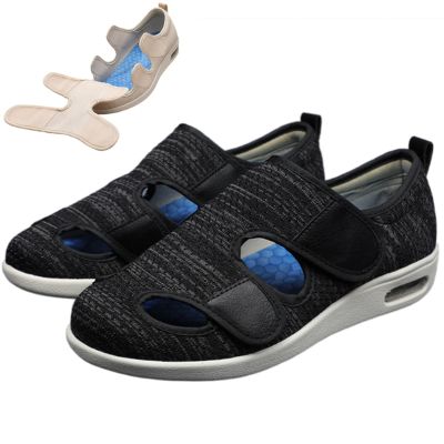 bumuam Women's Men Diabetic Shoes,Outdoor Walking Sneakers Orthopedic Lightweight Comfy Casual Slippers for Elderly Swollen Feet Arthritis RecoveryMen 13