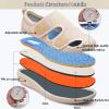 bumuam Women's Men Diabetic Shoes,Outdoor Walking Sneakers Orthopedic Lightweight Comfy Casual Slippers for Elderly Swollen Feet Arthritis RecoveryMen 13 view 2
