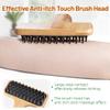 NURENDER Back Scratcher for Men, 22''Extra Long Handle Bamboo Back Scratcher, 2 in 1 Back Massager and Body Scratcher, Gentle Relief for Adults, Pregnancy, Elderly, Gift for Fathers. view 4
