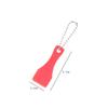 10 Pieces Lottery Ticket Scraper Lottery Ticket Scratcher Sticker Label Remover Plastic Small Scraper Shovel Shape Lottery Scratcher Lottery Scraper with Keychain, Red view 2