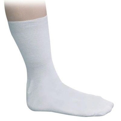PEPPY FEET Support Socks - Great for Diabetics - White, MEDIUM Size