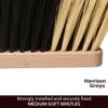 11.2" Hand Broom Medium-Soft Bristles Bench Brush, Sweeping Brush with Wooden Handle, Lightweight Dusting Brush, Handheld Small Broom, Shop Brush view 3