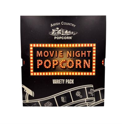 Amish Country Popcorn | Movie Theater Variety Pack | Includes 8 Kernel Types and 4 Seasoning/Topping Flavors