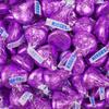 180 Pcs Purple Candy Hershey's Kisses Milk Chocolate (1.8 lbs) view 1