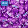 180 Pcs Purple Candy Hershey's Kisses Milk Chocolate (1.8 lbs) view 2