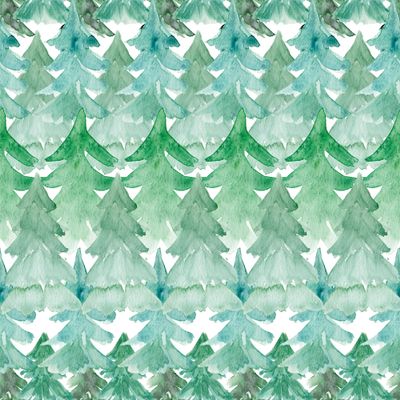 Waterleaf Paper Co. 100% Dissolvable Wrapping Paper, Holiday Pine Tree Designs, Premium Seasonal Gift Wrap, Sustainable, Zero-Waste (10 Sq Ft, Pine Tree Collage)