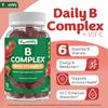 B Complex Gummies with Vitamin C  Great Tasting 1 a Day Energy & Nervous System Support for Adults  Vegan, Kosher, Non-GMO Vitamin B Complex Gummies with B12, B6, & Folic Acid  70 Count (2 Pack) view 2