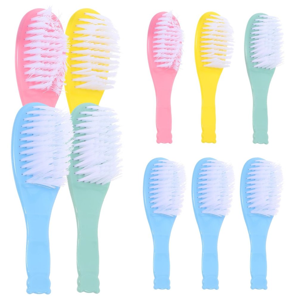 SAFIGLE Baby Hair Brush SetSoft Bristles Baby Brush and Comb Kit for Newborns Toddlers Boys Girls - Gentle Grooming Essentials Ideal for Cradle Cap, Perfect Infant Registry Gift4 Colors