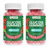 YUM-V'S Glucose Gummies  Fast Acting Glucose Chewable Gummies  Great Tasting  Gluten Free, Vegan, Non-GMO  Berry Natural Flavor  60 Chewable Gummy for Adults & Kids (Pack of 2) view 1