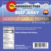 Centennial Cuts - Giddy-Up Garlic Pepper Beef Jerky - 3.5 oz, Family Owned, Protein Snack view 2
