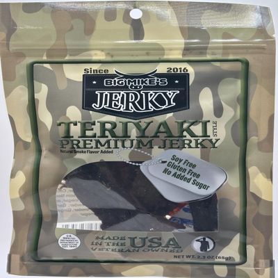 Big Mike's Beef Jerky - Teryiyaki Style - Sugar Free - Gluten Free - Nitrate Free - All Natural