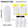 UPIQNG Baby Finger Toothbrush 12Pcs Toddler Gauze Mouth Cleaning Cotton Infant Tongue Scraper Cleaner Newborn Baby Teeth Gingiva Cleaning Tool view 2