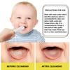 UPIQNG Baby Finger Toothbrush 12Pcs Toddler Gauze Mouth Cleaning Cotton Infant Tongue Scraper Cleaner Newborn Baby Teeth Gingiva Cleaning Tool view 4