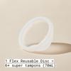 Flex Reusable Disc Starter Bundle | Reusable Menstrual Disc with Flex Wash and 2 Packs Wipes view 2