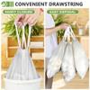 132 Count-Small Trash Bags,4 Gallon Trash Bag Drawstring,White Bathroom Garbage Bags,Tear-Free Garbage Bags,Plastic Wastebasket Liners for Toilet Home Office and Bedroom view 3